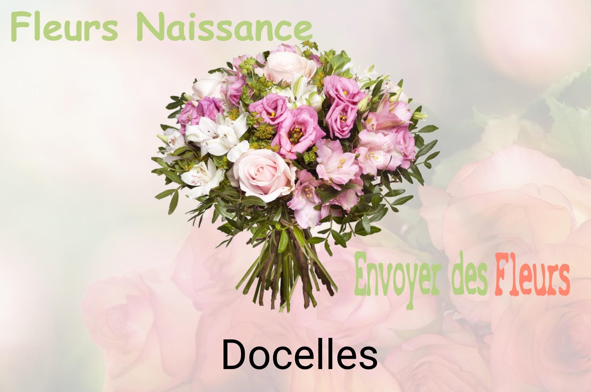 Bouquet de fleurs de naissance livré à Docelles